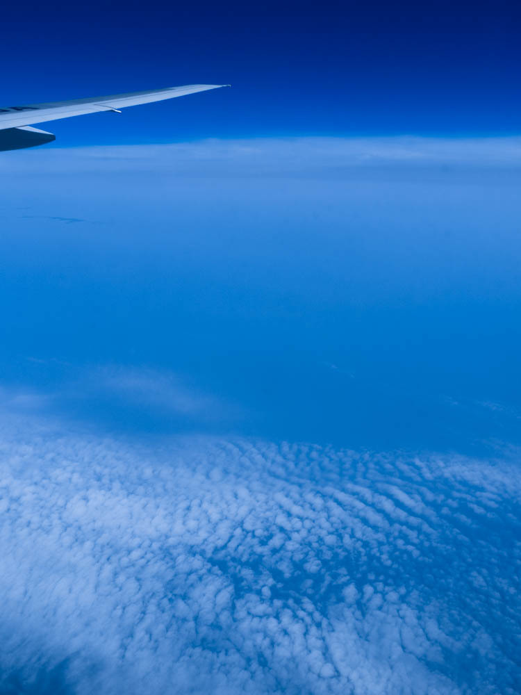 雲海を見下ろして