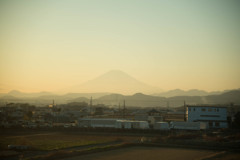 夕暮れ時に