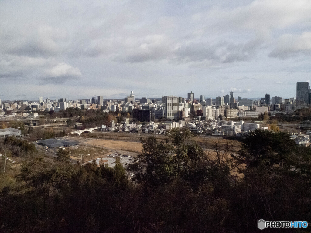 仙台城からの眺望