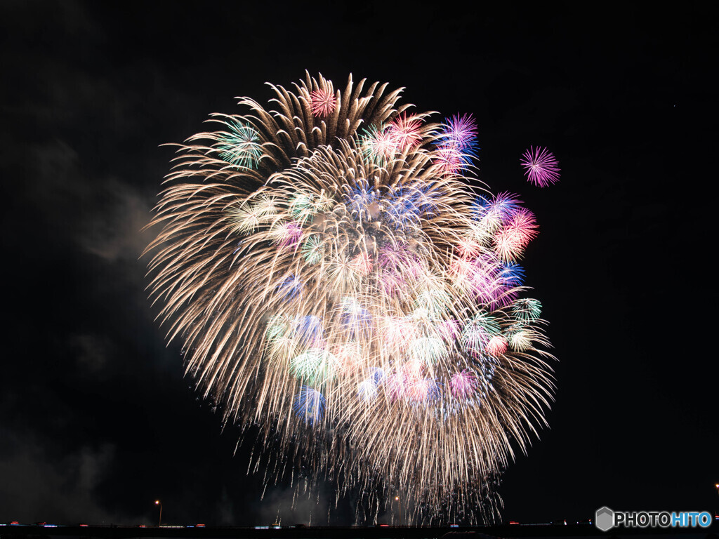 夜空の華