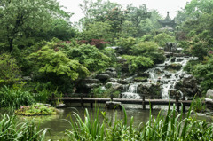 揚州 痩西湖に遊ぶ　庭園