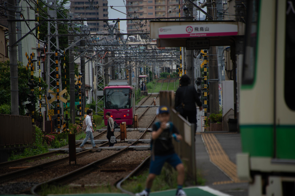 都電が走る街