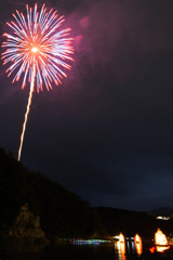 夜空の華