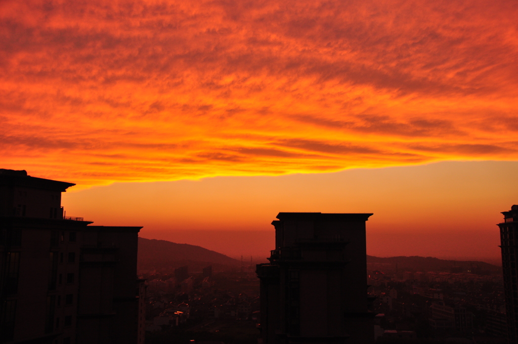 夕焼け、大焼け！　DSC_0363