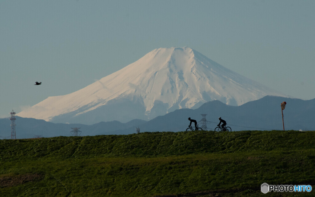 富士の高嶺は