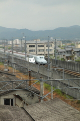 N700系と800系（川内駅にて）