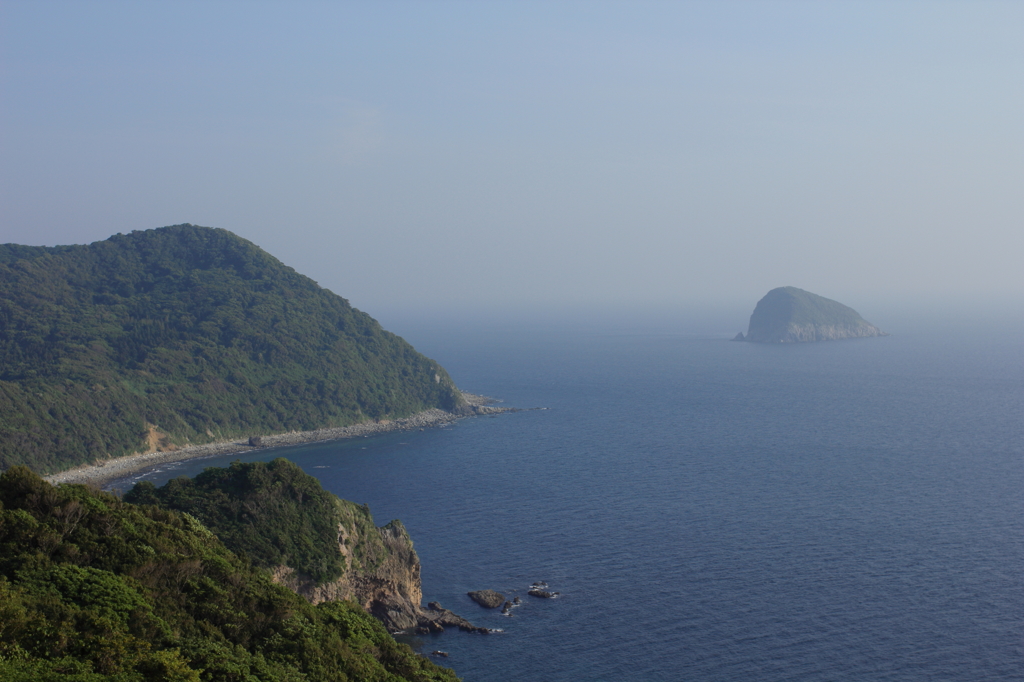 串木野サンセットパークから見た海