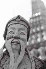 [タイ] 寺院の石像　ネオパン 100 ACROS