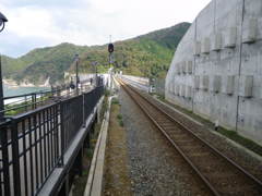 餘部橋梁へ