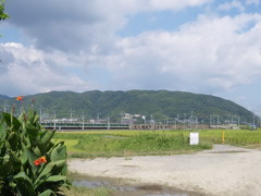 京阪電車が京街道