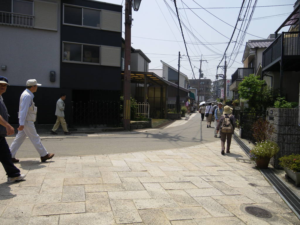 宿場の鈎曲がり