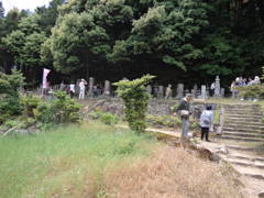竹中一族の墓全景