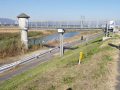 桂川鳥羽街道近く