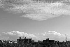 秋雲と夏雲の共演 (2)