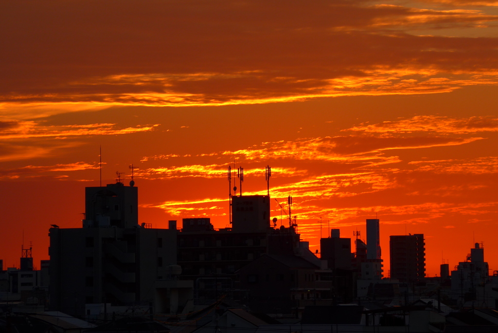 燃える空