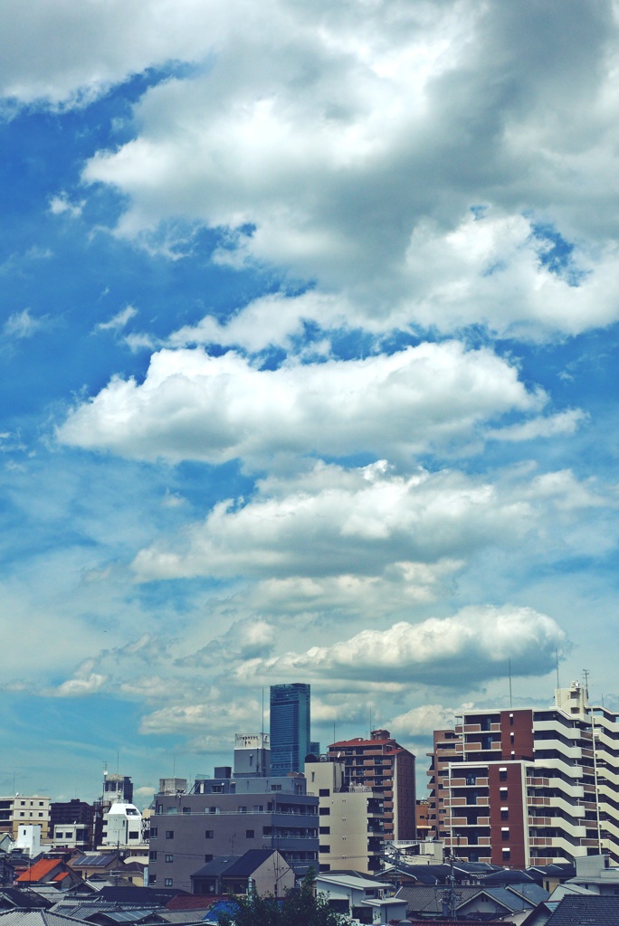 ハルカスと雲