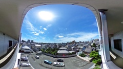 ドームの中の景色