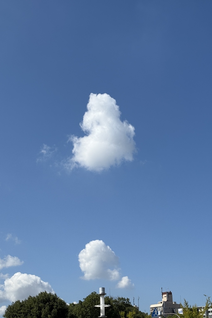 ぽこっと雲
