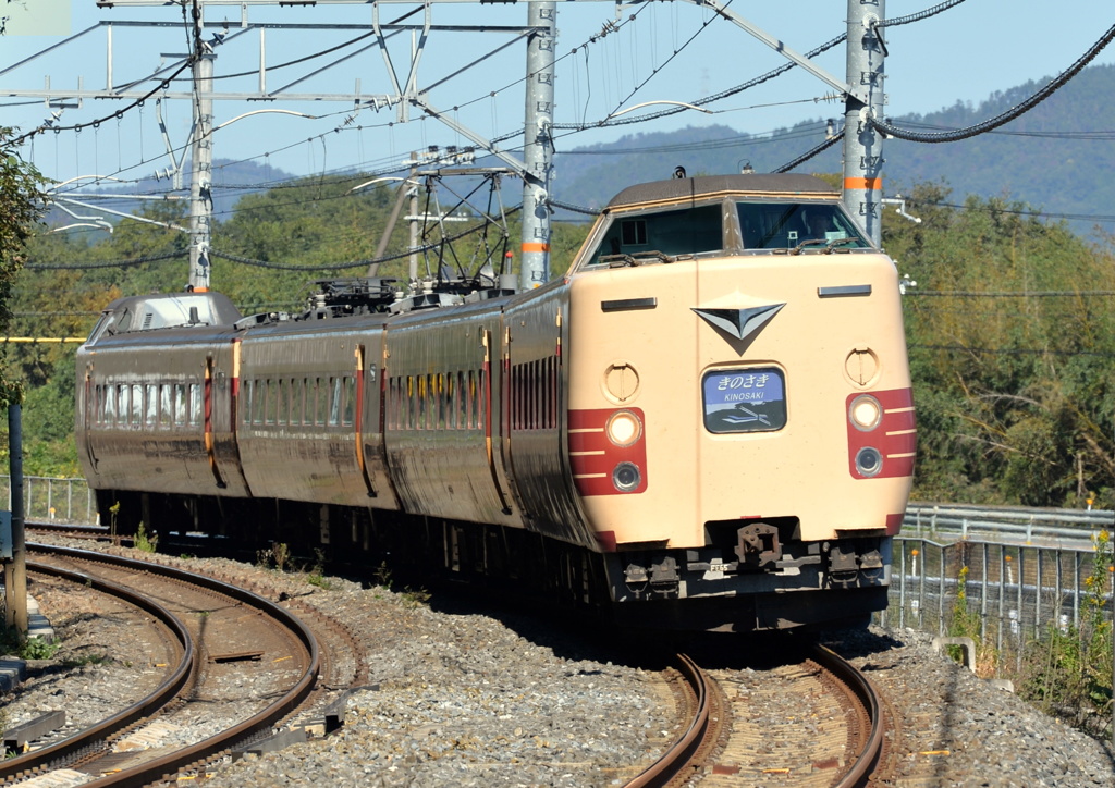 ３８１系最終風景No3