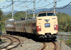 ３８１系最終風景No3