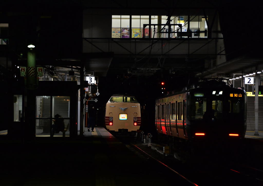 ３８１系最終風景No24