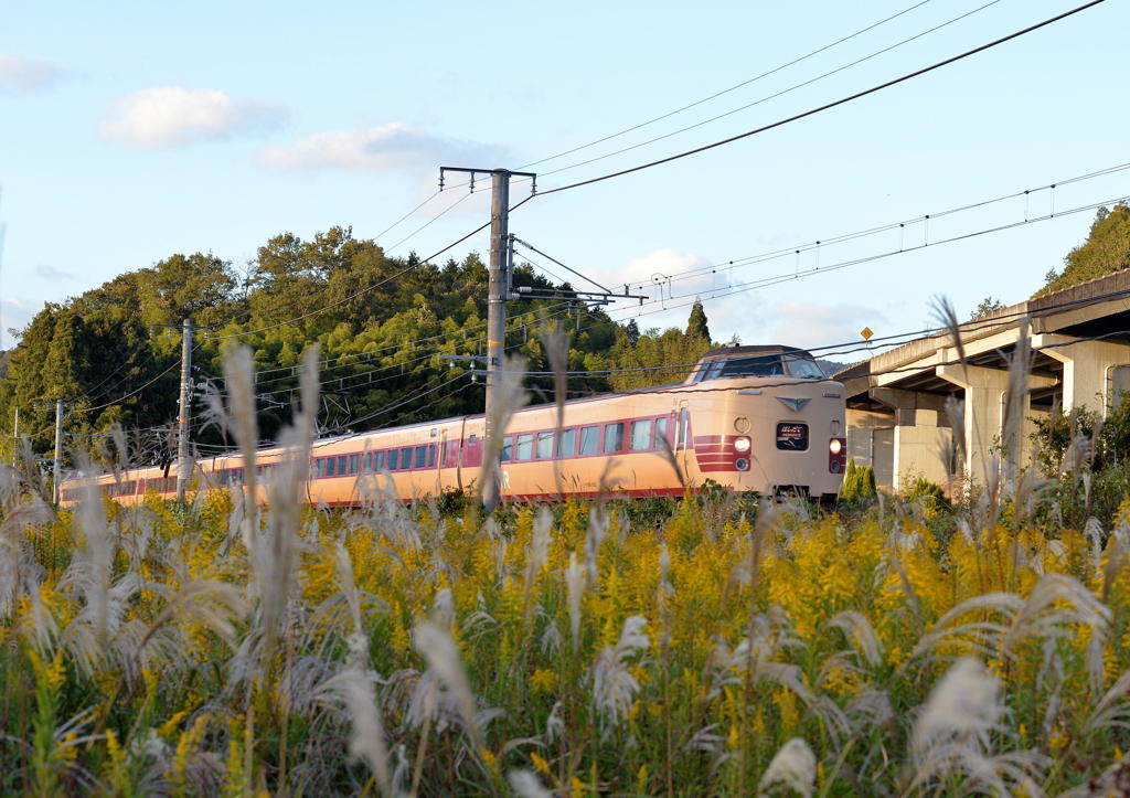 ３８１系最終風景No12
