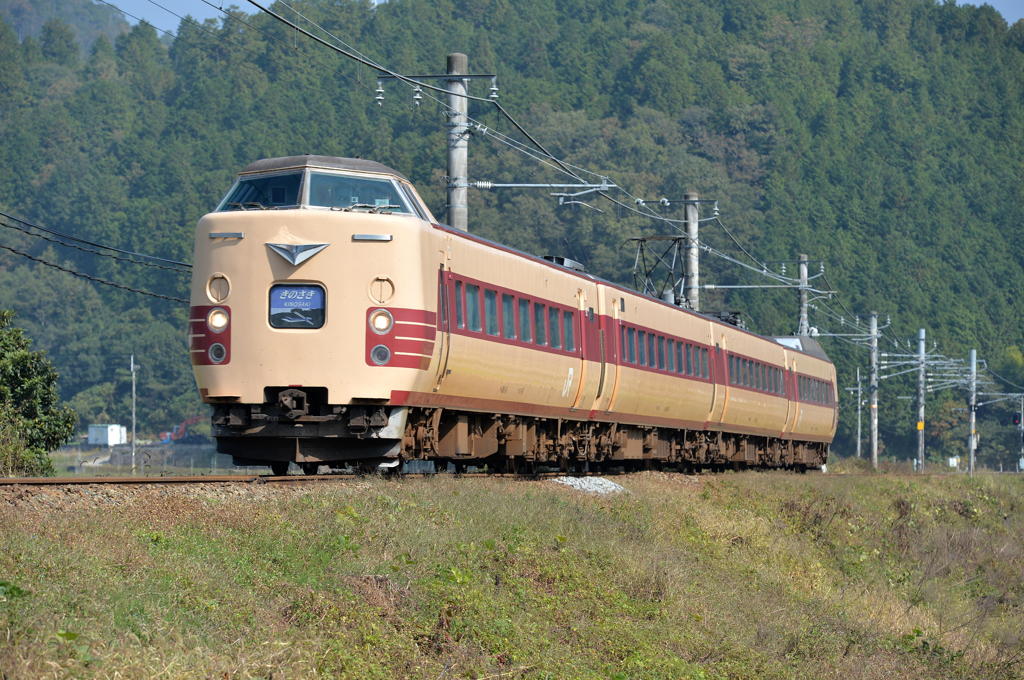 ３８１系最終風景No8