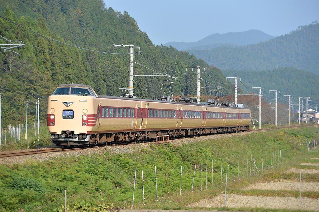３８１系最終風景No６