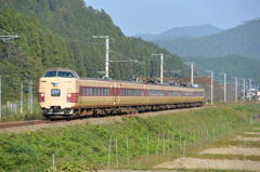３８１系最終風景No６