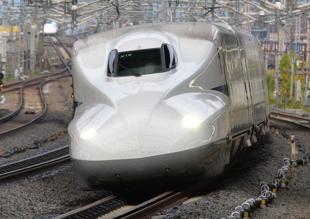 N700　米原駅通過その２