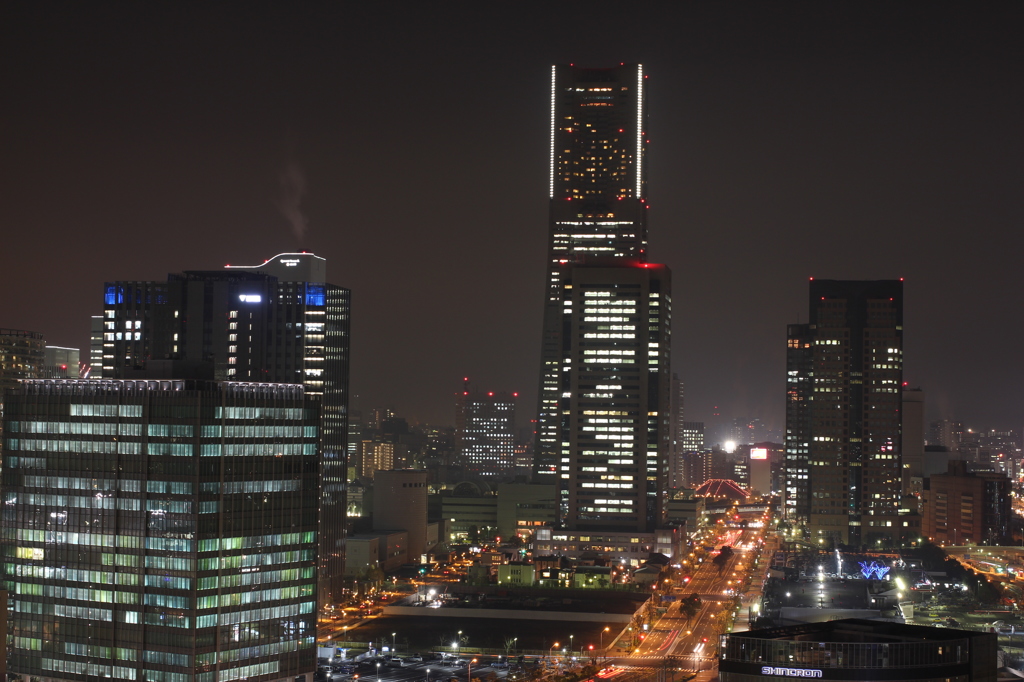 自宅からの眺め（夜景２）
