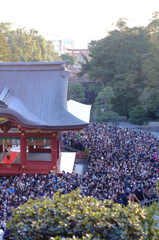 初詣の参拝客