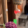 紫陽花と風鈴