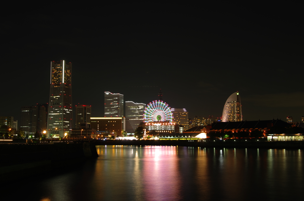 大桟橋から見るみなとみらい