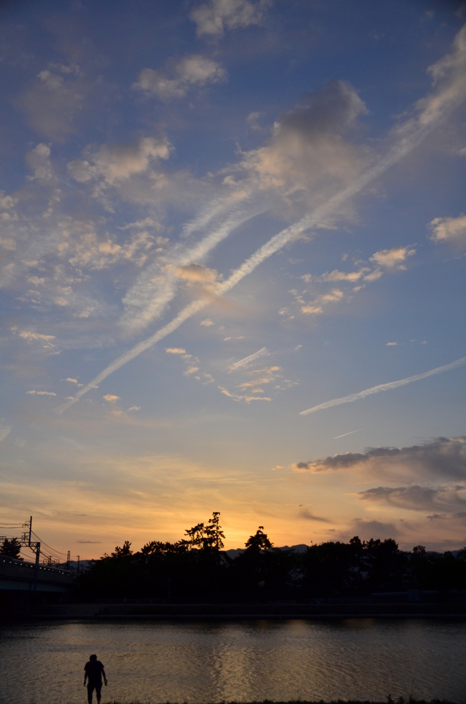 いつもの夕焼け