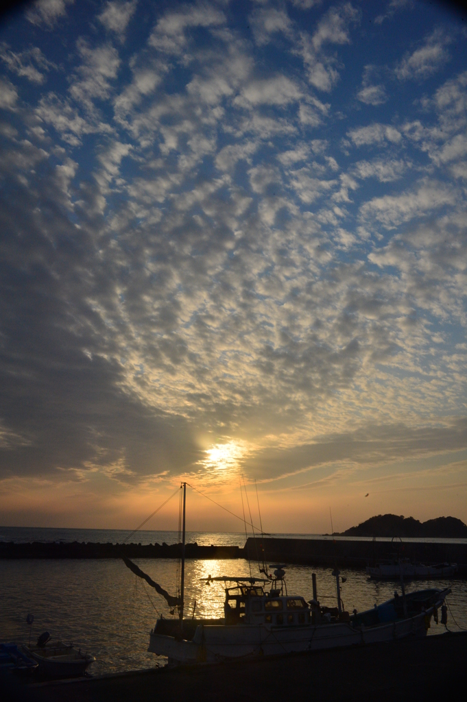 夕暮れ
