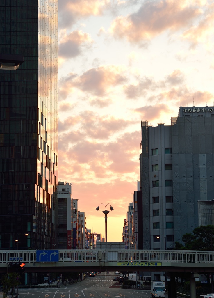 梅田の朝