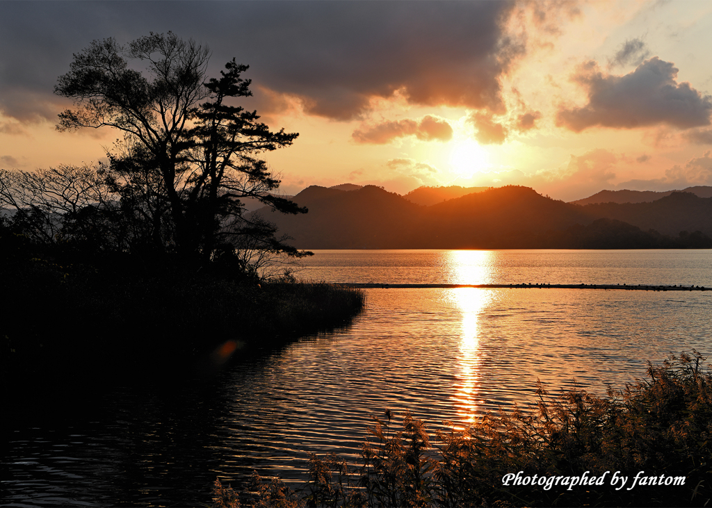 丹後の夕陽