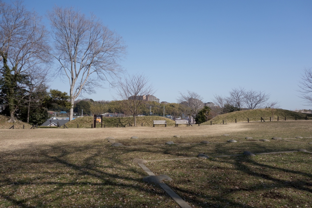 茅ヶ崎城址公園の城郭あと by buminekoneko （ID：2386670） 写真共有サイトPHOTOHITO