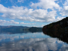 湖畔の風景