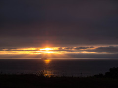 積丹の夕日