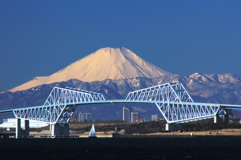 富士山とゲートブリッヂ　その３