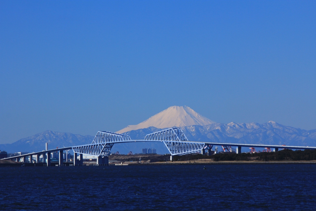 富士山とゲートブリッヂ　その１