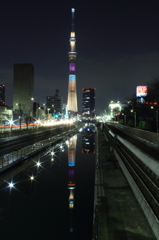 東京街並 スカイツリー 福神橋③