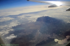 機上から富士山＃４