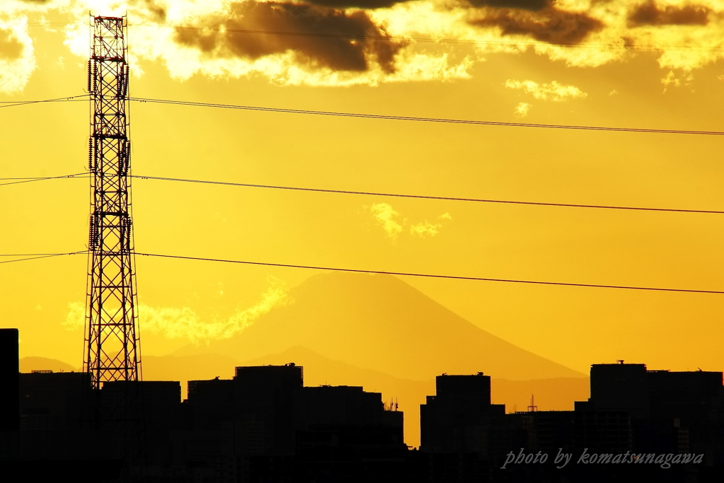 夕景 小岩にて＃１