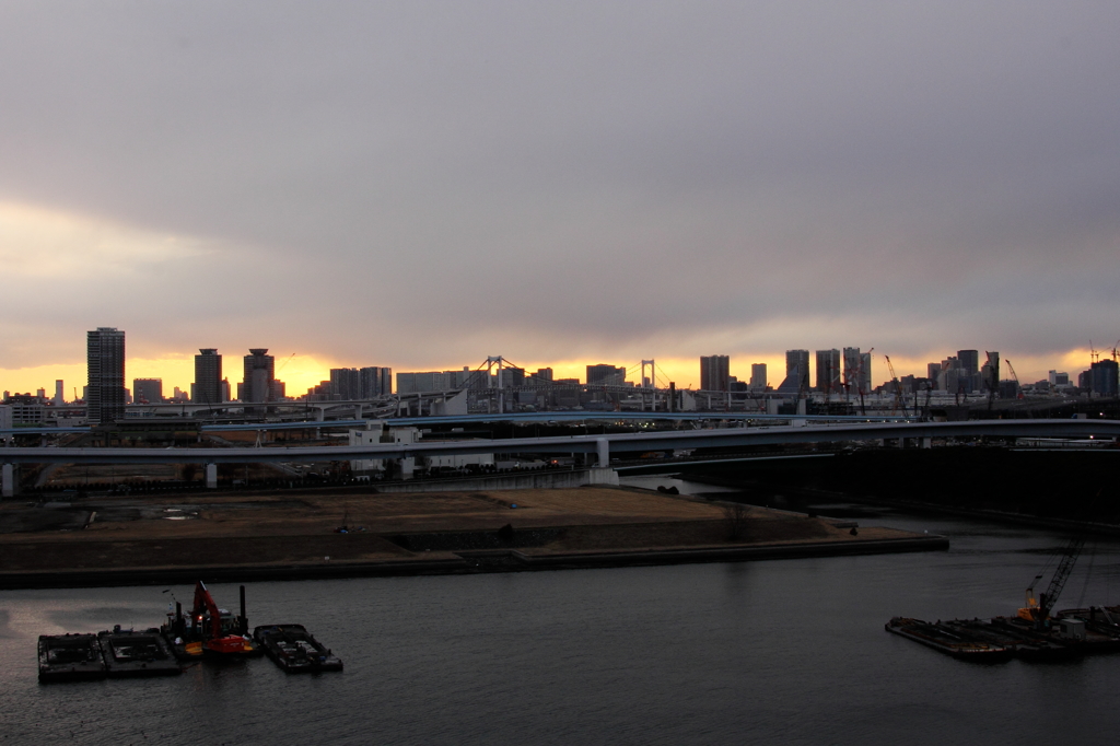 続東雲で見た富士山夕景本番微妙編 ＃１ 今日は駄目かな