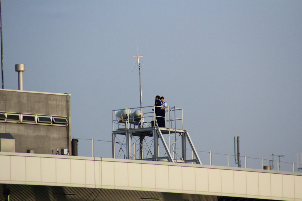 SAYONARA 国立競技場 ブルーインパルス展示飛行 空自連絡員発見