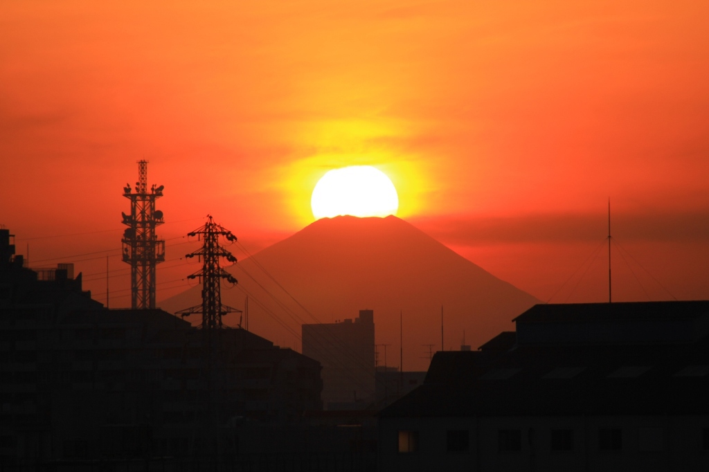 ある日のダイアモンド富士４