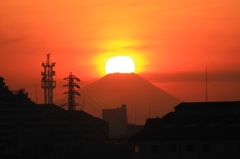 ある日のダイアモンド富士４